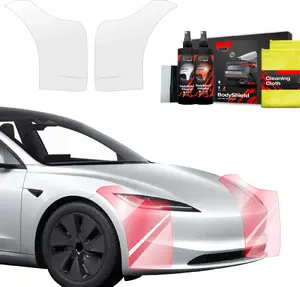 Aizsargplēve bamperim GrizzGlass BodyShield Tesla Model 3 (2021–2025) 2‑1