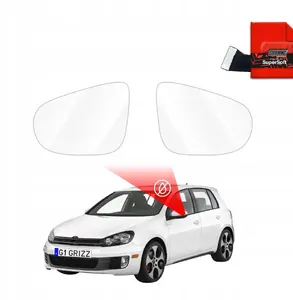 Rearview mirror rain-proof film GrizzGlass ZeroDrop for Volkswagen Golf 6 (2008–2012)
