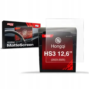 GrizzGlass screen protection film for Hongqi HS3 12.6" (2023–2025) – matte