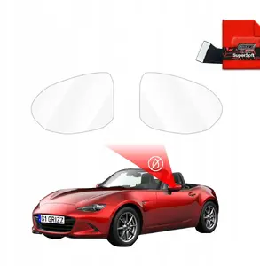Side mirror rain protection film GrizzGlass ZeroDrop for Mazda MX-5 (2019–2025)