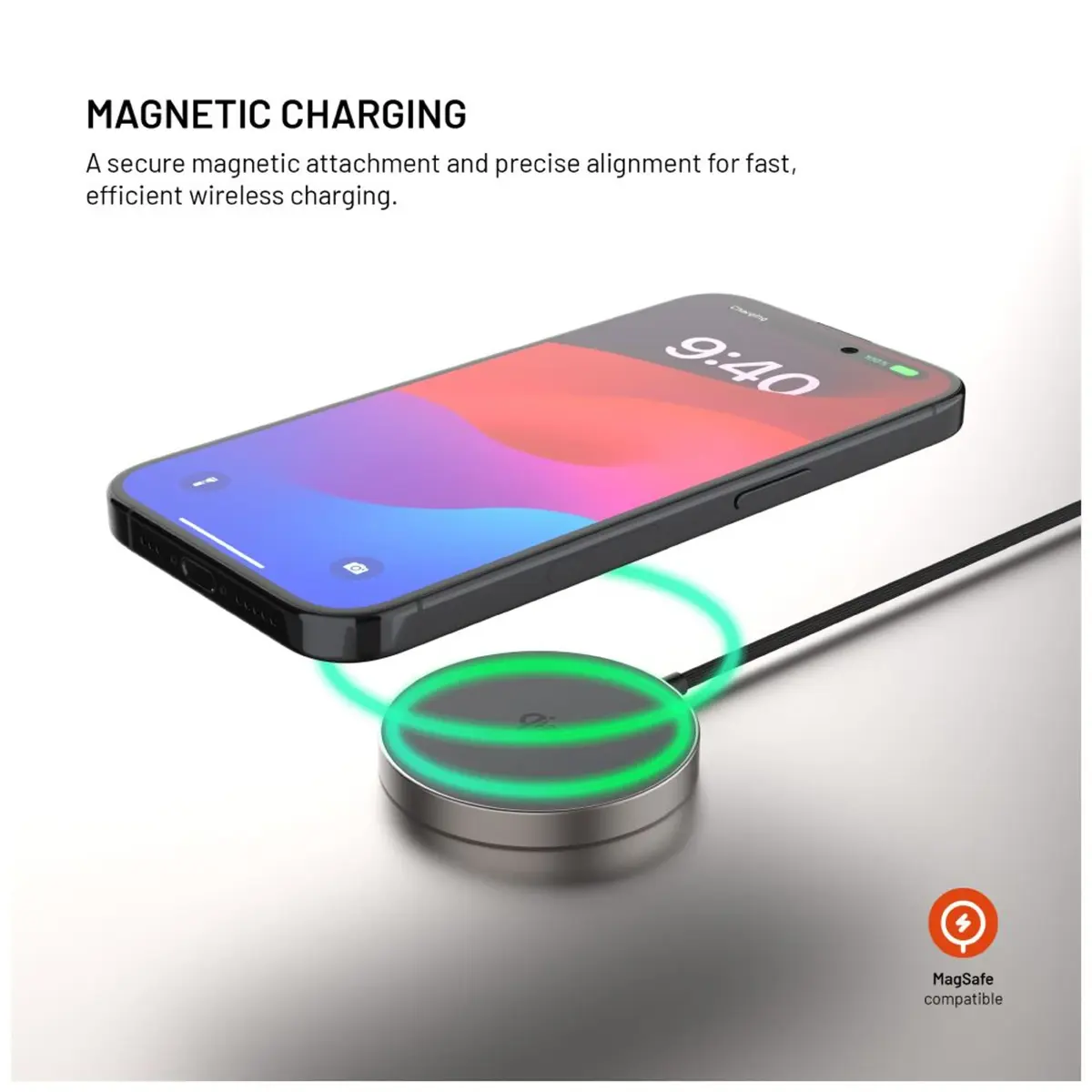 FIXED MagPad Slim Qi2 bezvadu lādētājs Photo 3
