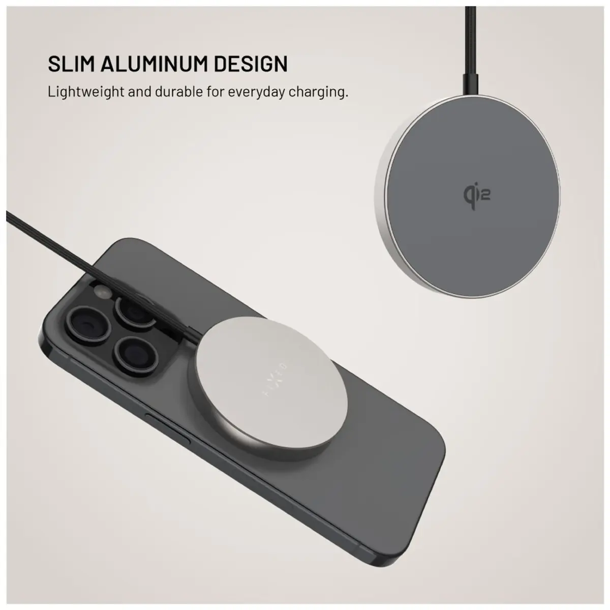 FIXED MagPad Slim Qi2 bezvadu lādētājs Photo 6