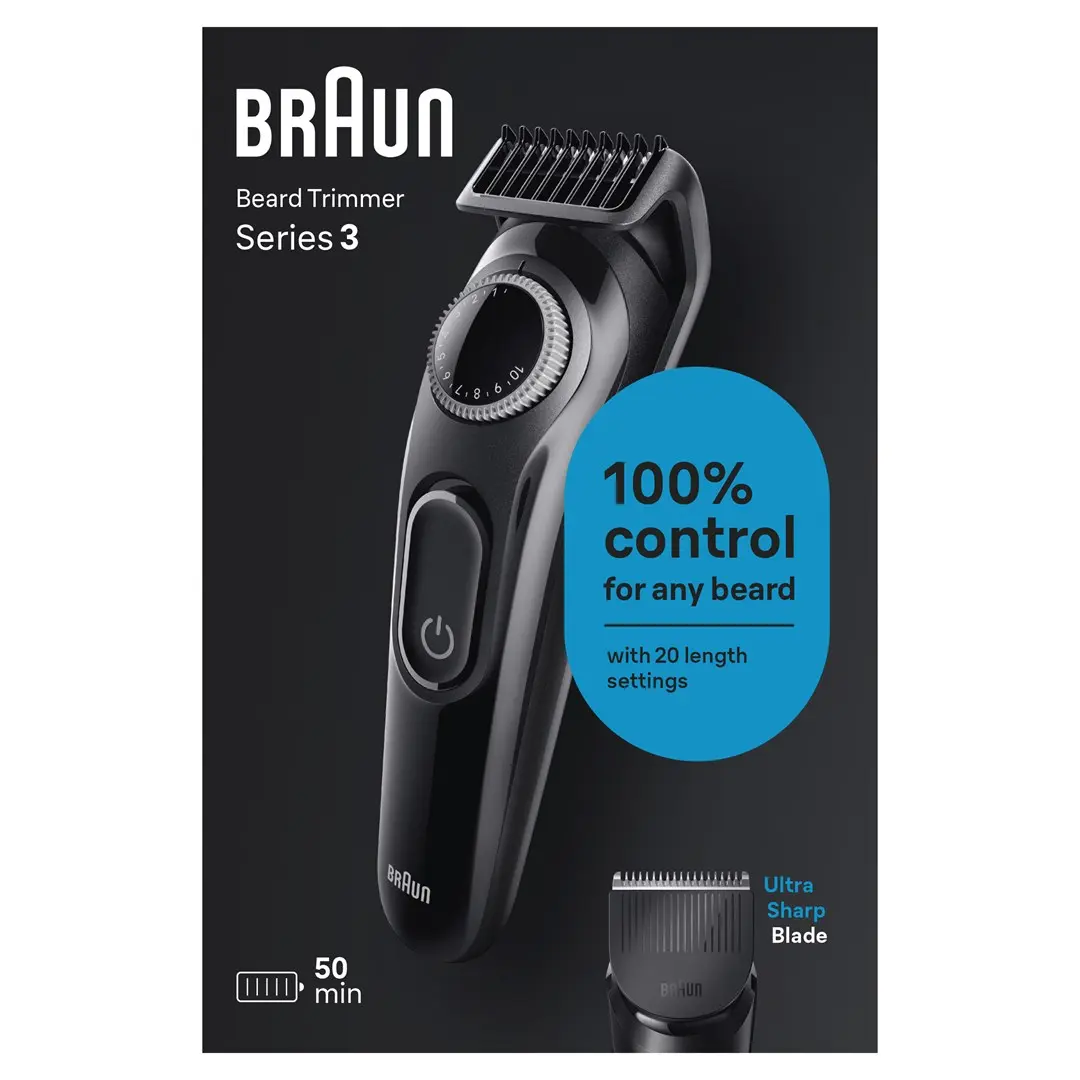 BRAUN BT3400 bārdas trimmeris — 0,5–10 mm Photo 6