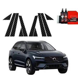 Aizsargplēve karbonveida izskatā GrizzGlass BodyShield priekš Volvo XC60 II (2022–2025), 10 gab. komplekts