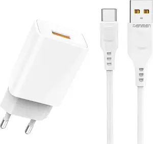 Lādētājs DENMEN DC01 USB-A 2.4 A, 1 ports (modelis 29374)