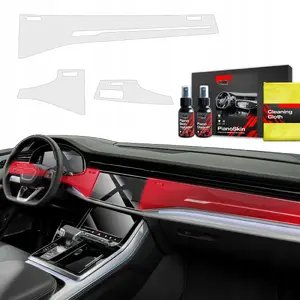 Protective matte interior film GrizzGlass PianoSkin for Audi RS Q8 (2018–2024) 3-in-1 set