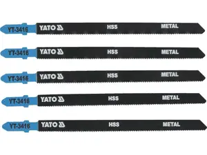 Набор полотен для пил YATO YT-3416 — 5 шт., для лобзика/электролобзика/стробореза
