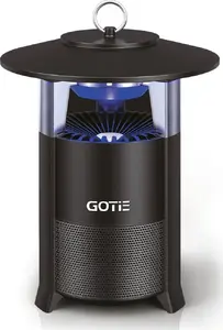 Уничтожитель насекомых UV GOTIE GLO-100 — электрическая ловушка для мух, для помещения, бесшумная