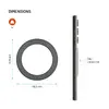 FIXED MagPlate black — passive phone holder Photo 6