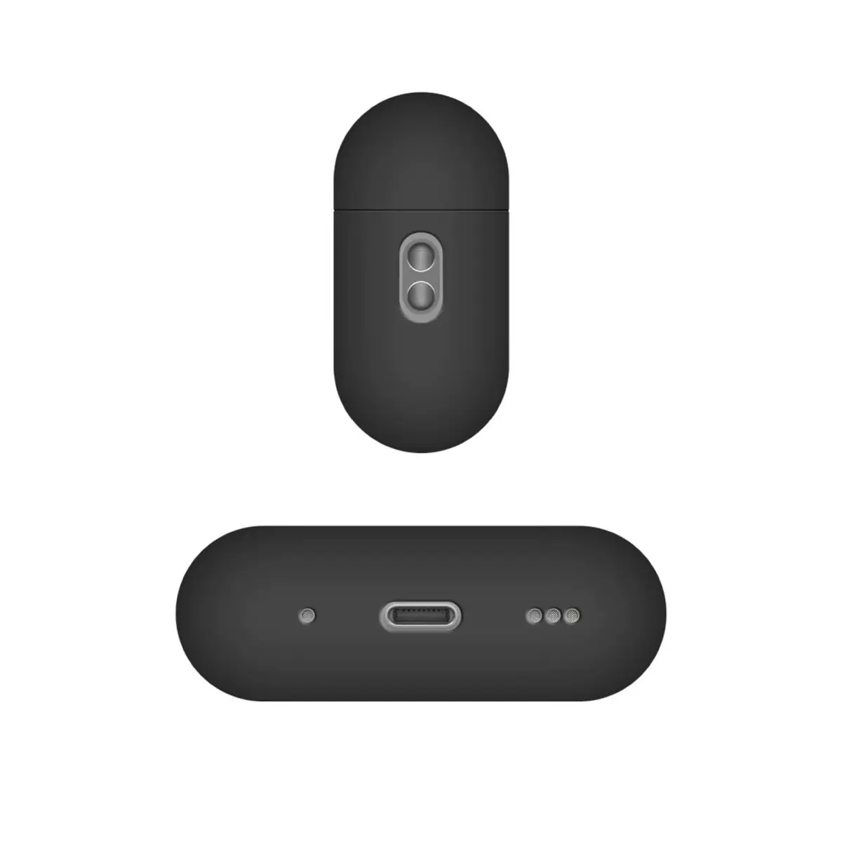 Case FIXED Silky Case — Silicone, Black Photo 3