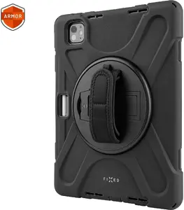 Tablet case FIXED Rugged for Apple iPad Pro 11" (2024)/M5 (2025), black, with stand