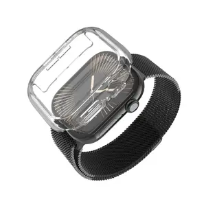 Ekrāna aizsargs FIXED Pure Watch priekš Apple Watch 42 mm — caurspīdīgs, saderīgs ar Apple Watch Series 10 42mm