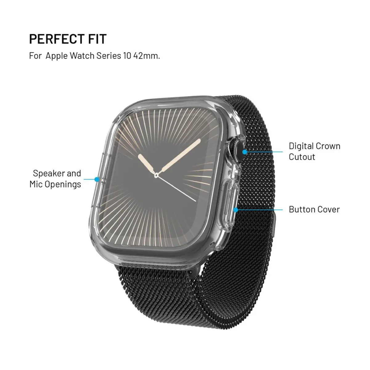 Ekrāna aizsargs FIXED Pure Watch priekš Apple Watch 42 mm Photo 4