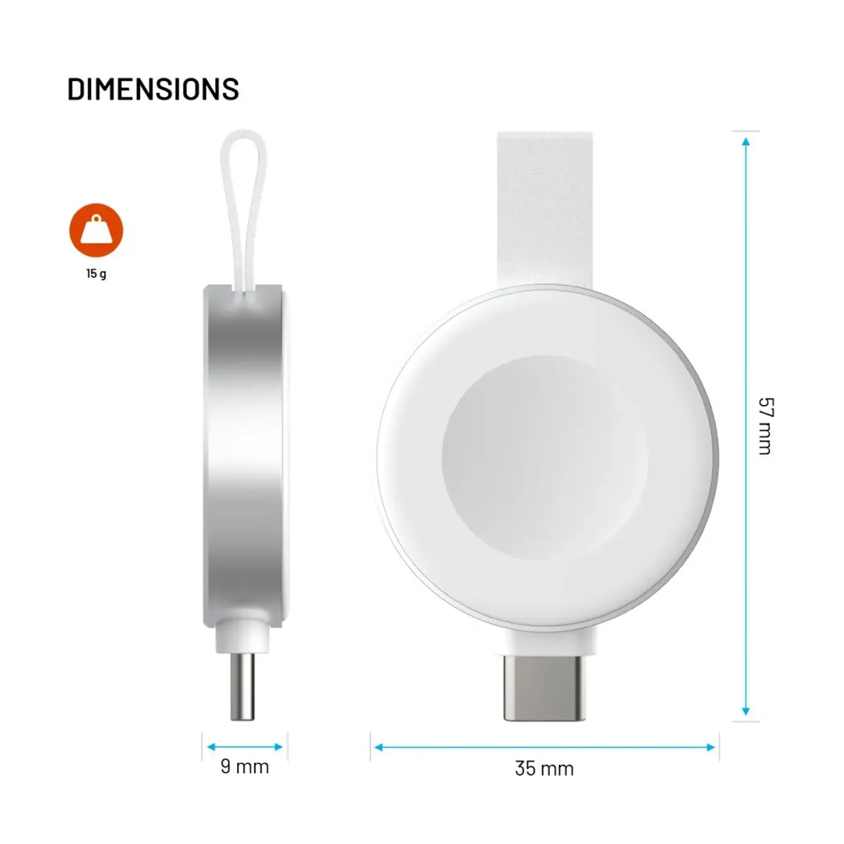 Bezvadu lādētājs FIXED Orb 2 balts Photo 8