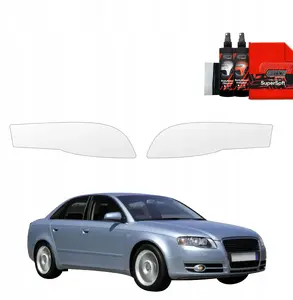 Protective film GrizzGlass BodyShield for Audi A4 B7 Sedan (2004–2008) — headlight protection 2-in-1