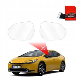 Rearview mirror rain protection film GrizzGlass ZeroDrop for Toyota Prius (2022–2025)
