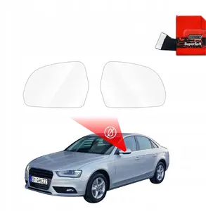 GrizzGlass mirror rain protection film ZeroDrop for Audi A4 B8 Sedan Facelift (2011–2015)