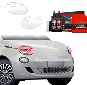 Protective headlight film GrizzGlass BodyShield for Fiat 500 (2016–2025) 4-in-1
