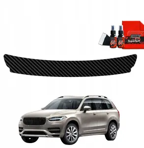Protective trunk sill film GrizzGlass BodyShield for Volvo XC90 (2015–2020) — carbon pattern
