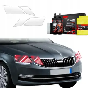 Protective headlight film GrizzGlass BodyShield for Skoda Octavia III (2017–2020) 4-in-1