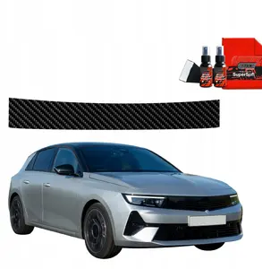 Protective trunk sill film GrizzGlass BodyShield for Opel Astra (2021–2024) — carbon finish