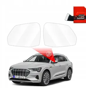 Side mirror rain protection film GrizzGlass ZeroDrop for Audi Q7 e-tron (2019–2025)