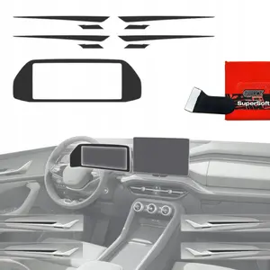 Interior Protective Film GrizzGlass PianoSkin Matte for Škoda Kodiaq 2 (2024–2025) 5-in-1