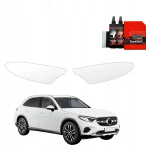 Protective headlight film GrizzGlass BodyShield for Mercedes GLC Wagon (2025) set 2-in-1