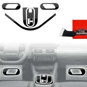 Interior protective film GrizzGlass PianoSkin Glossy for Fiat Grande Panda (2025) [5w1] — GrizzGlass
