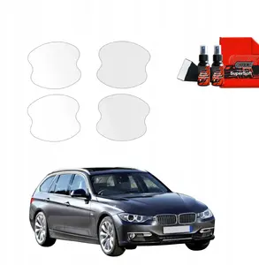 Protective film GrizzGlass BodyShield for BMW 3 Series F31 Touring (2011–2015) — door handle protection, set 4-in-1