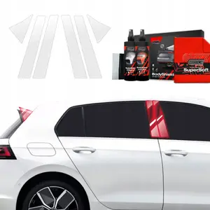 Protective film GrizzGlass BodyShield for Volkswagen Golf 8 Hatchback (2024-2025) — set for pillar trims [6w1]
