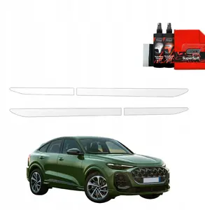 Protective film GrizzGlass BodyShield for Audi Q5 Sportback (2025) door sill trim — 2-in-1