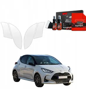 Aizsargcovers GrizzGlass BodyShield Toyota Yaris HEV 2020–2025 — riteņu arku aizsardzības komplekts 4‑1