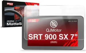 Screen protector GrizzGlass for QJMotor SRT 900 SX 7" (2025) — matte finish