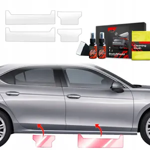 Aizsargplēve uz sliekšņiem GrizzGlass BodyShield priekš Skoda Superb 4 Liftback 2024–2025 (4 gab.)