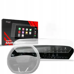 Tempered matte screen protector GrizzGlass for Audi A5 B10 26.4" CarDisplay (2025)