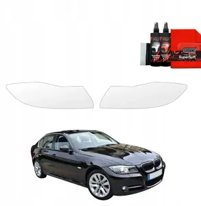 Protective Headlight Film GrizzGlass BodyShield for BMW 3 Series E90 Sedan LCI (2008–2012) [2-in-1]