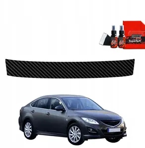 Bagāžas nodalījuma sliekšņa plēve GrizzGlass BodyShield priekš Mazda 6 II Sedan (2010–2013) — oglekļa tekstūra