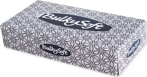 Disposable cellulose facial tissues BULKYSOFT 100 sheets pack