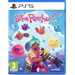 Video game Bandai PS5 Slime Rancher 2 — sequel set on Rainbow Island, single-player adventure