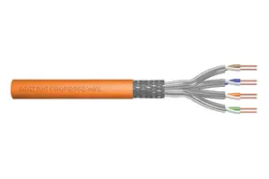 Installation data cable DIGITUS CAT 7 S/FTP simplex 1000 m B2ca orange