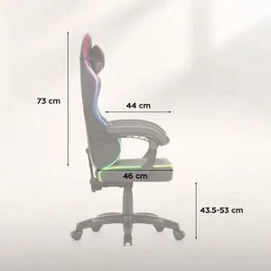 Игровое кресло huzaro Force 2.7 RGB Black