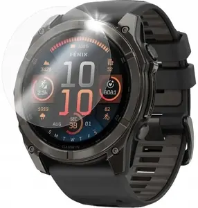Защитное закалённое стекло для Garmin Fēnix 8 (51 мм) от FIXED, 2 шт., прозрачное