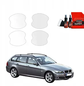 Aizsargplēve GrizzGlass BodyShield BMW 3 E91 Touring LCI (2008–2012) — 4‑in‑1 durvju rokturu aizsardzībai