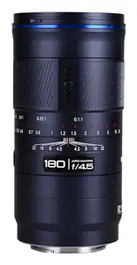 Makro objektīvs No name Laowa 180mm f/4.5 1.5X Ultra Macro APO AF priekš Nikon Z, 0,3 m tuvākais fokuss, 16/11 elementi, 503 g, melns