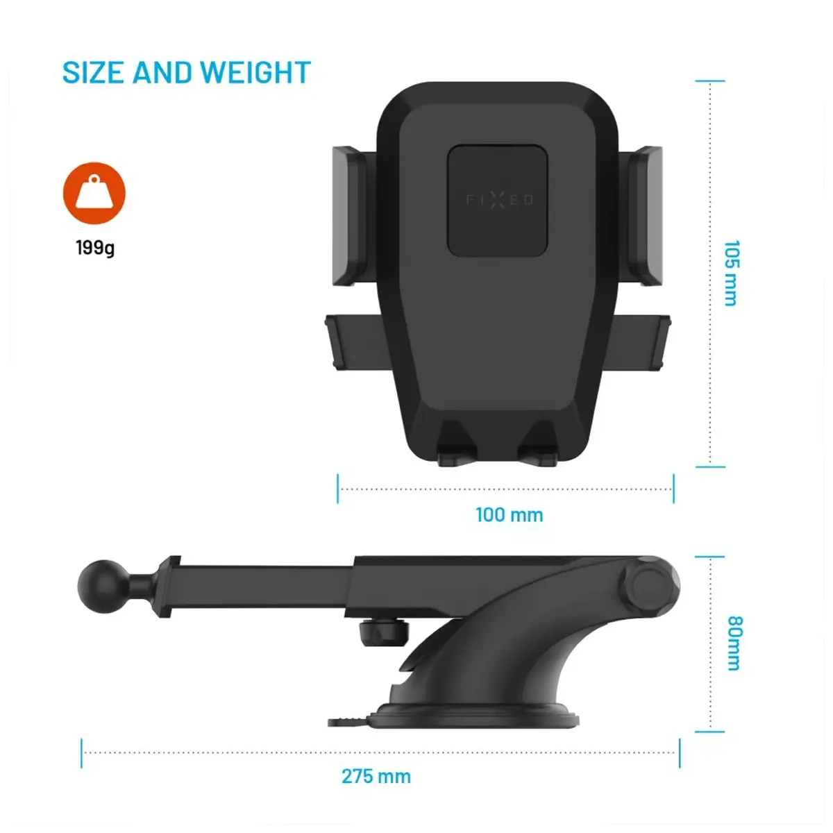 Mobile Phone Bicycle Holder FIXED Iconiq XXL Photo 7