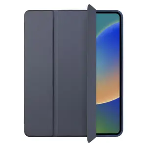 FIXED folio case for Apple iPad Air 11" (2020/2022/2024/2025), blue, faux leather & TPU, stand mode