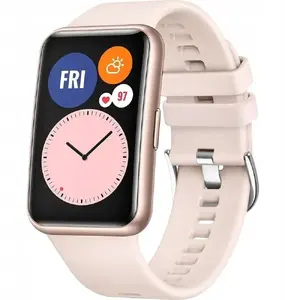 Silikona siksniņa FIXED priekš Huawei Watch FIT, rozā, modelis FIXSSTB-1054-PI