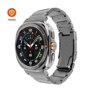 Strap for Smartwatch FIXED Titanium Strap Titanium, Stainless steel — single-piece, titanium colour