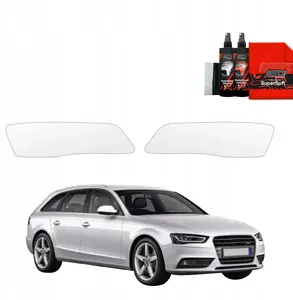 Protective Headlight Film GrizzGlass BodyShield for Audi A4 B8 Avant Facelift 2011–2015, 2-in-1